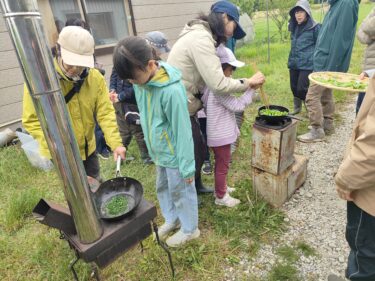 ​第3回「土と暮らしの寺子屋」ロケットストーブワークもしました！